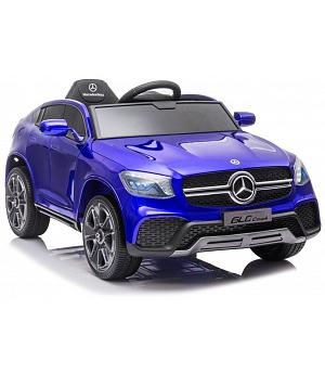 Coche Eléctrico infantil Mercedes GLC63 Coupé 12v, 2x2 45w, Asiento Polipiel, Ruedas goma, Color Azul pintado - LE7486